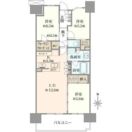 3LDK+S apartment in Chuo Ward, Sagamihara, Kanagawa - Photo 1