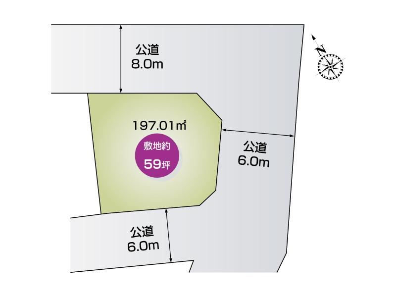 197 m² land in Fukaya, Saitama - Photo 1