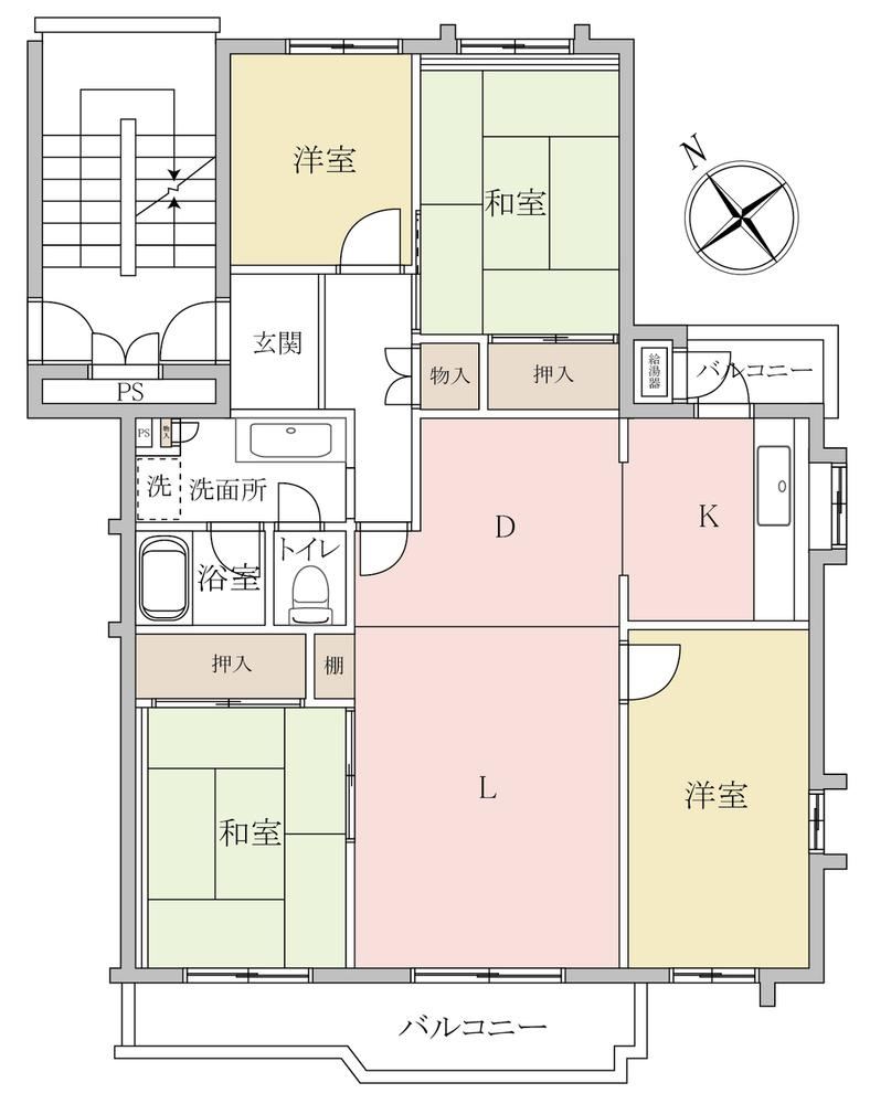 4LDK apartment in Kashiwa, Chiba - Photo 1