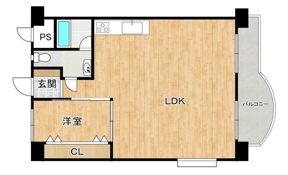 1LDK apartment in Higashinada Ward, Kobe, Hyogo - Photo 1
