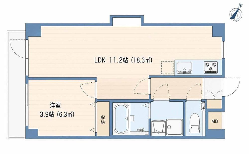 1LDK apartment in Setagaya Ward, Tokyo - Photo 1