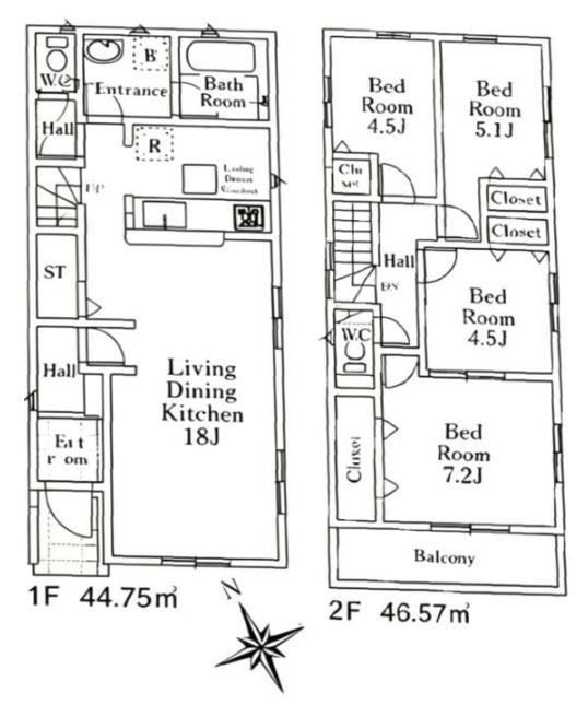 4LDK house in Fujimi, Saitama - Photo 1