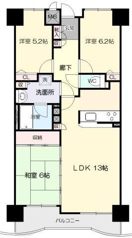 3LDK apartment in Morioka, Iwate - Photo 1