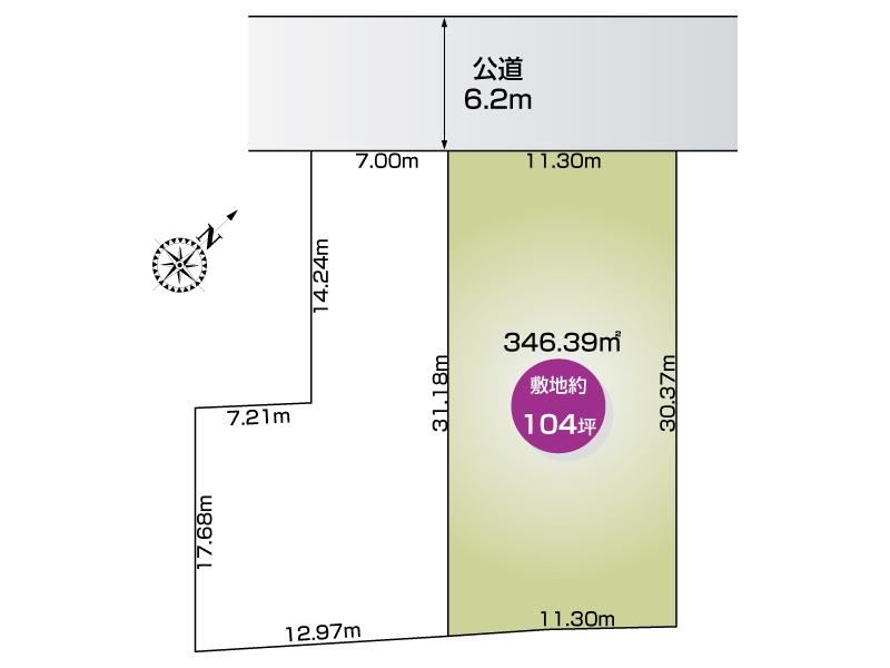 346 m² land in Konosu, Saitama - Photo 1