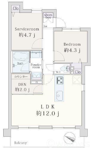 1LDK+S apartment in Saiwai Ward, Kawasaki, Kanagawa - Photo 1
