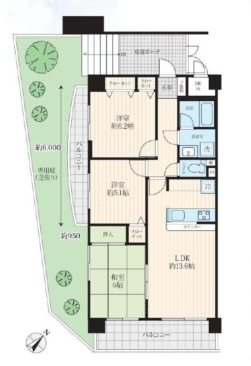 3LDK apartment in Miyamae Ward, Kawasaki, Kanagawa - Photo 1