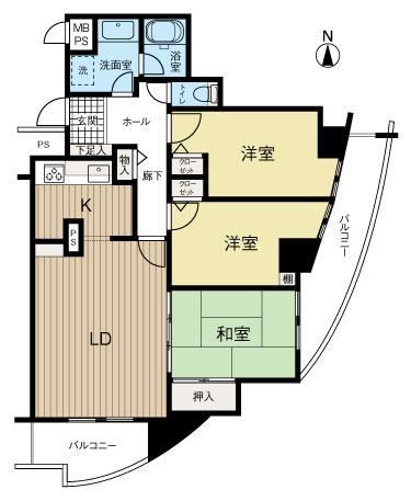 3LDK apartment in Nishi Ward, Sapporo, Hokkaido - Photo 1