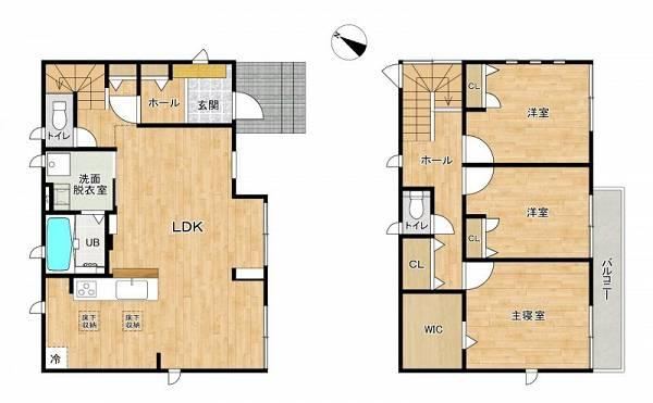 3LDK house in Ichinomiya, Aichi - Photo 1