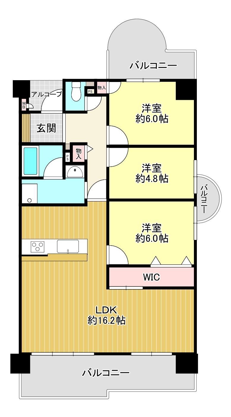 3LDK apartment in Kaizuka, Osaka - Photo 1