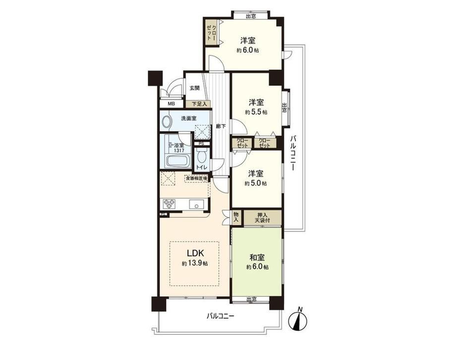 4LDK apartment in Ishinomaki, Miyagi - Photo 1