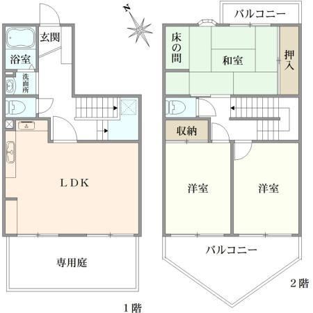 3LDK apartment in Ichikawa, Chiba - Photo 1