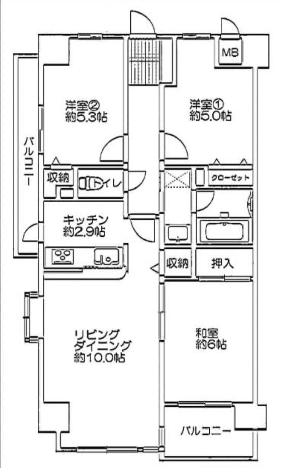 3LDK apartment in Kawagoe, Saitama - Photo 1