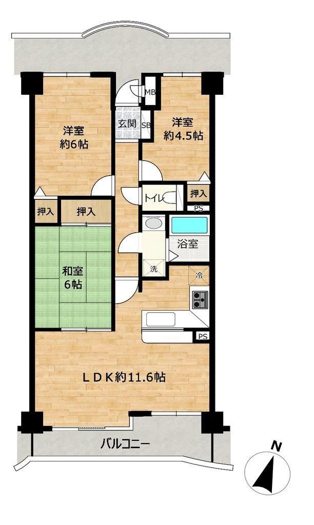3LDK apartment in Chuo Ward, Niigata - Photo 1