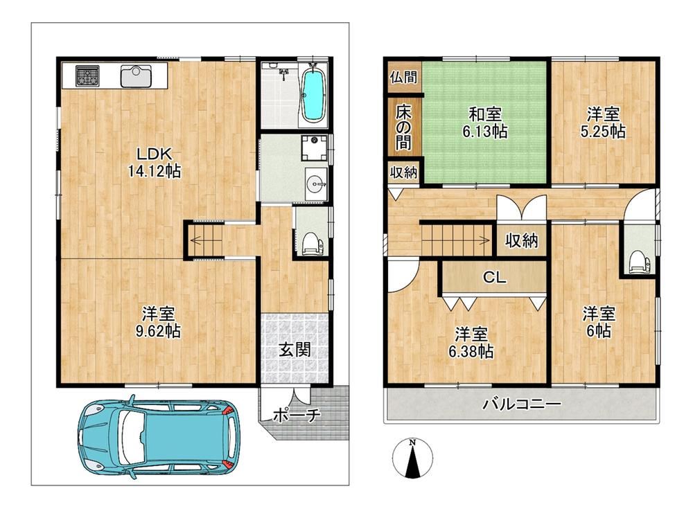 5LDK house in Hirakata, Osaka - Photo 1