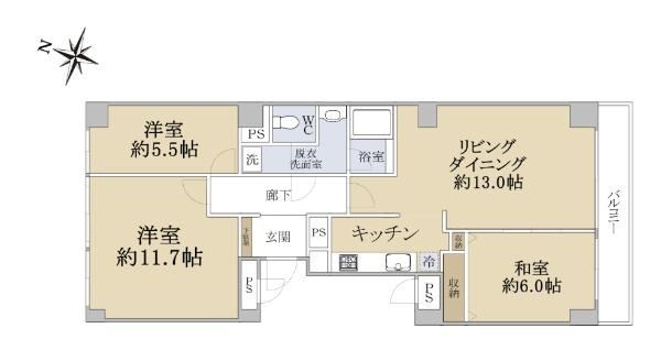 3LDK apartment in Suginami Ward, Tokyo - Photo 1