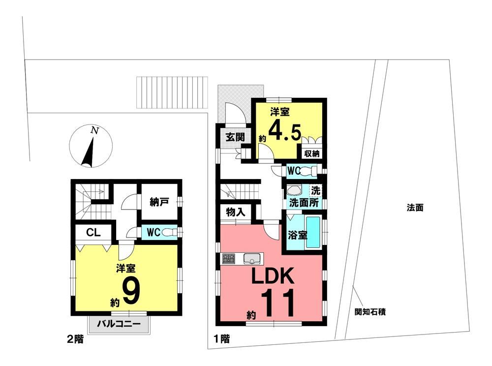 2LDK+S house in Tempaku Ward, Nagoya, Aichi - Photo 1