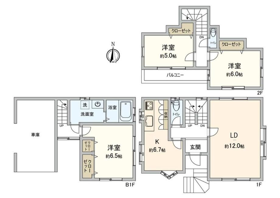 3LDK house in Setagaya Ward, Tokyo - Photo 1