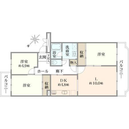 3LDK apartment in Atsugi, Kanagawa - Photo 1