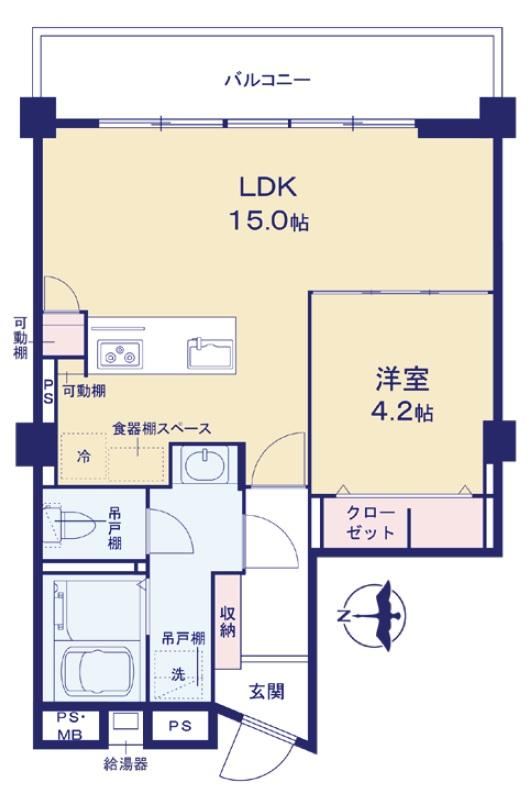 1LDK apartment in Matsudo, Chiba - Photo 1
