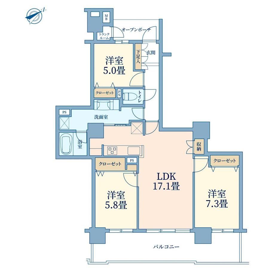 3LDK apartment in Inagi, Tokyo - Photo 1
