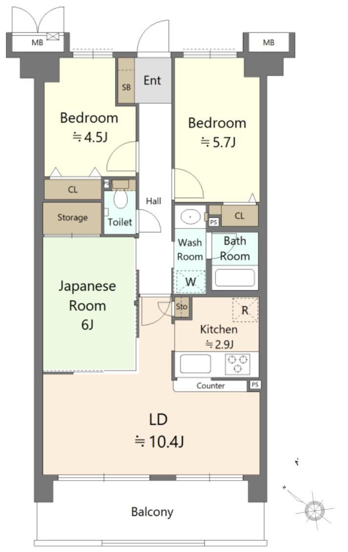 3LDK apartment in Tsurugashima, Saitama - Photo 1
