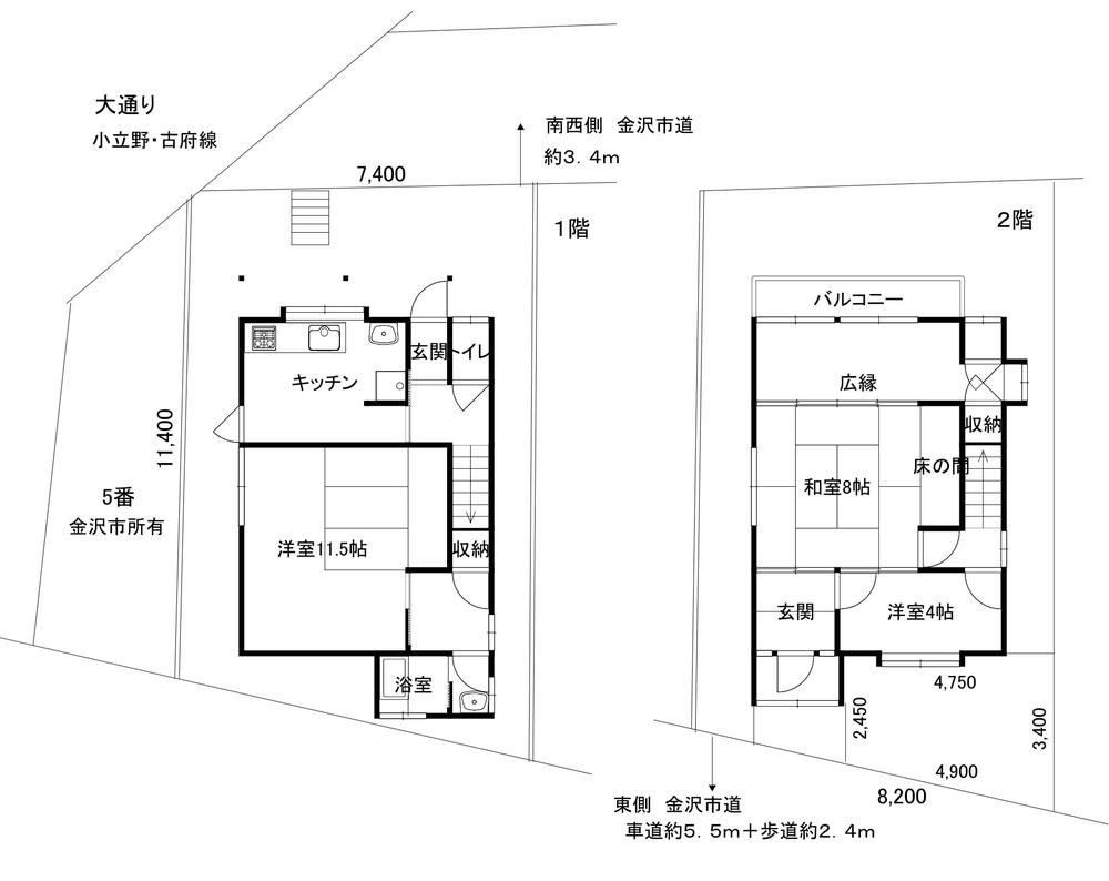 3K house in Kanazawa, Ishikawa - Photo 1