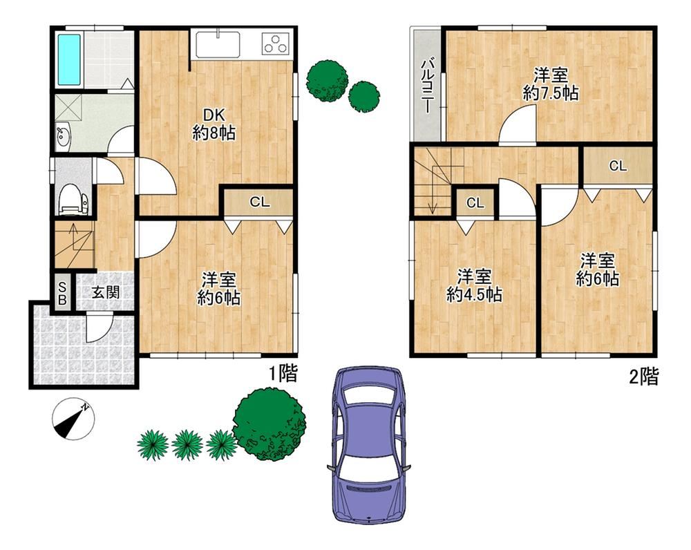 4DK house in Higashikurume, Tokyo - Photo 1