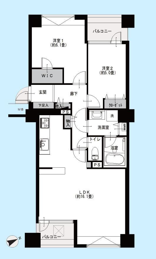 2LDK apartment in Taito Ward, Tokyo - Photo 1