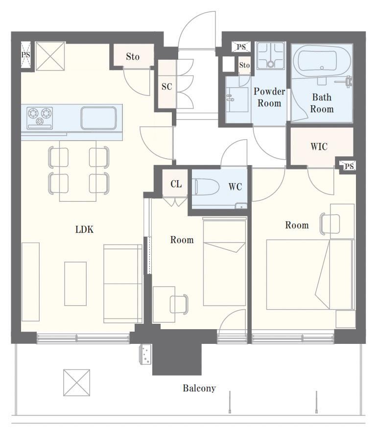 2LDK apartment in Koto Ward, Tokyo - Photo 1