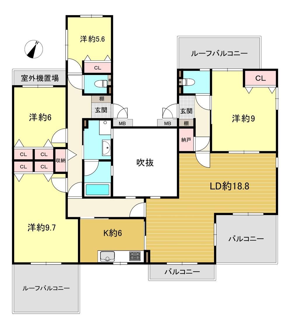 4LDK apartment in Nishi Ward, Kobe, Hyogo - Photo 1