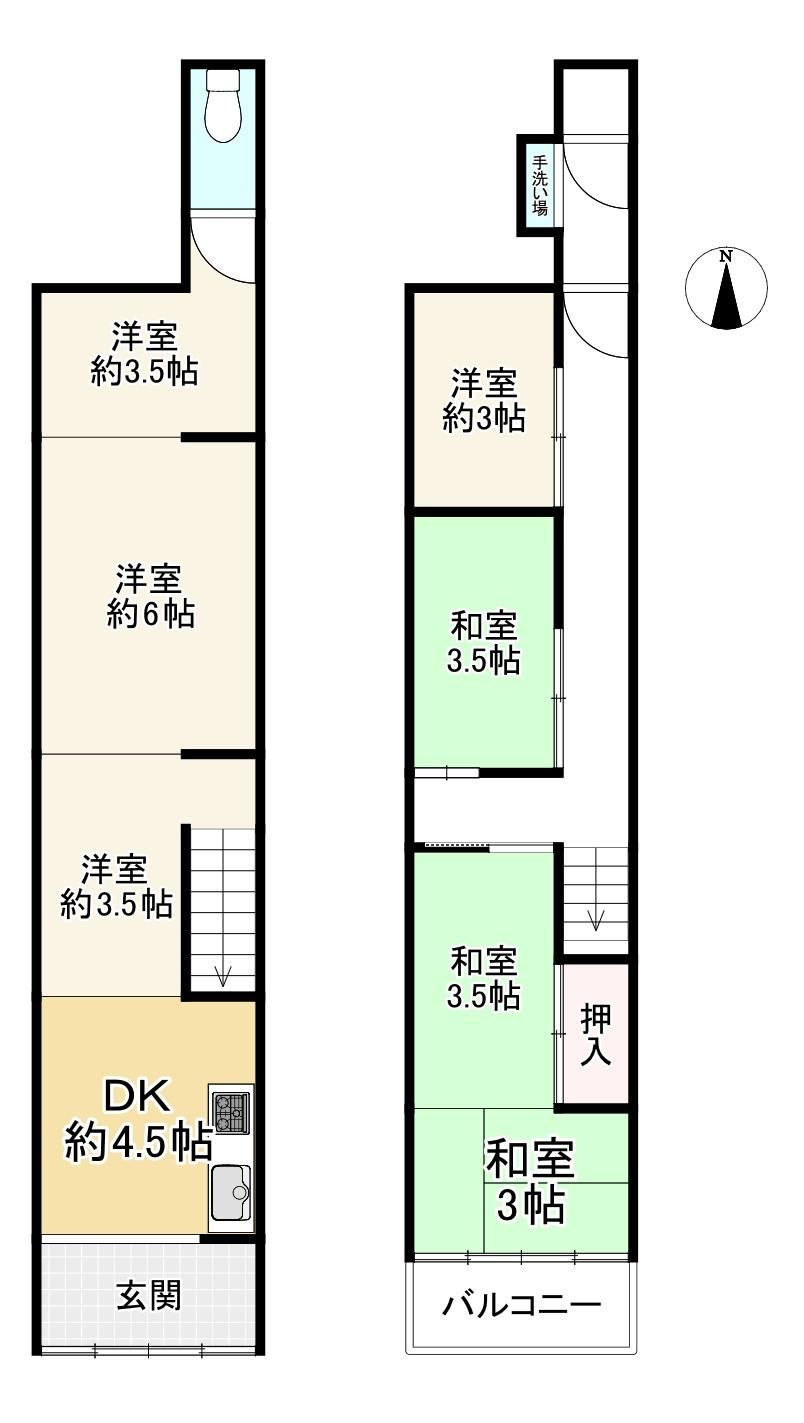 7DK house in Abeno Ward, Osaka - Photo 1