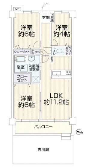3LDK apartment in Hiratsuka, Kanagawa - Photo 1