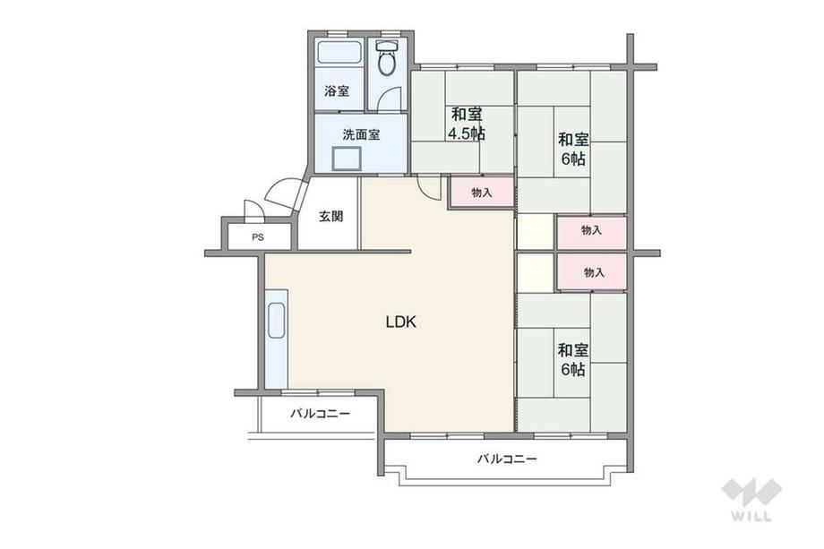3LDK apartment in Midori Ward, Nagoya, Aichi - Photo 1