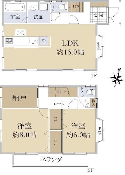 2LDK house in Higashinada Ward, Kobe, Hyogo - Photo 1
