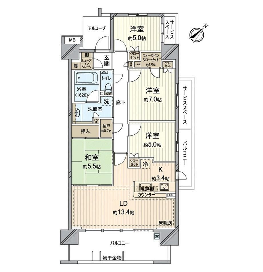 4LDK apartment in Ichihara, Chiba - Photo 1