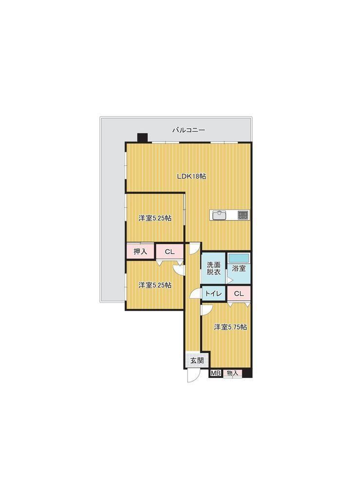 3LDK apartment in Oita, Oita - Photo 1