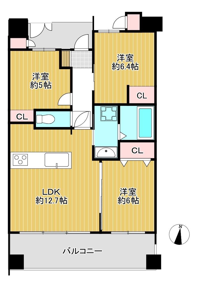 3LDK apartment in Yodogawa Ward, Osaka - Photo 1