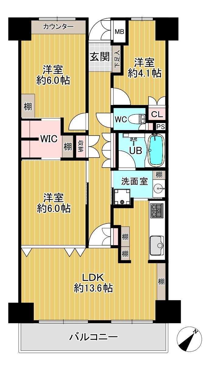 3LDK apartment in Hachioji, Tokyo - Photo 1