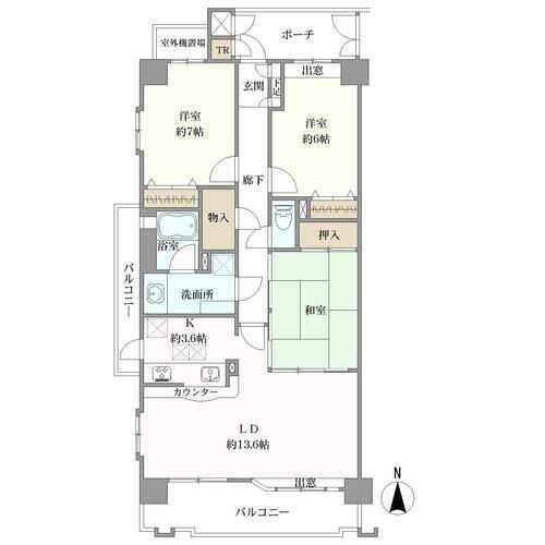3LDK apartment in Kiyosu, Aichi - Photo 1