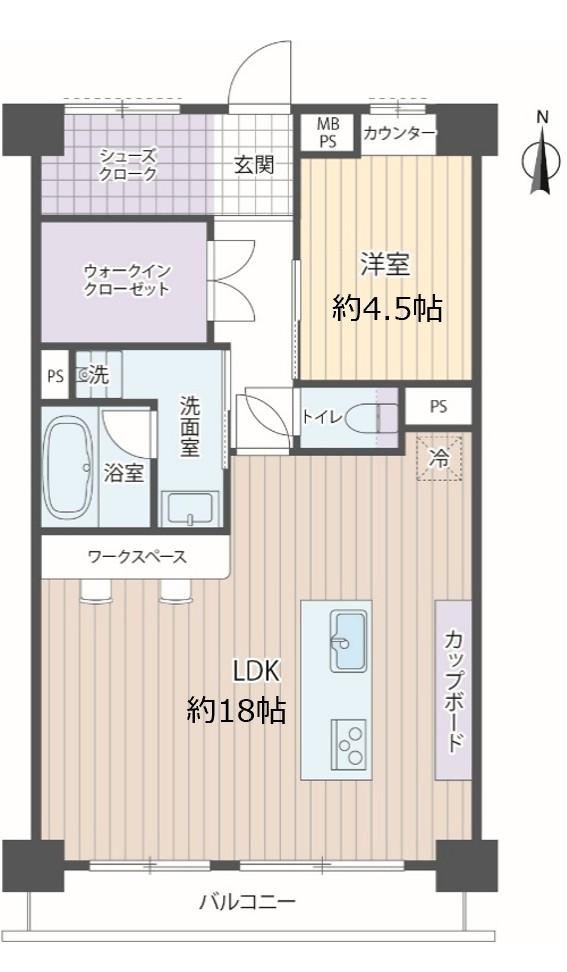 1LDK apartment in Ome, Tokyo - Photo 1
