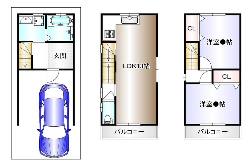 2LDK house in Higashiosaka, Osaka - Photo 1