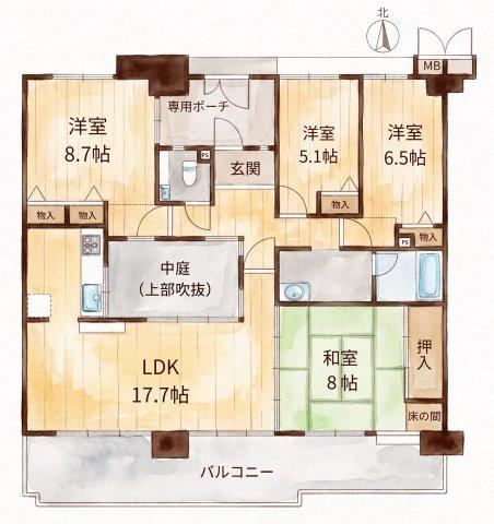 4LDK apartment in Moriyama, Shiga - Photo 1