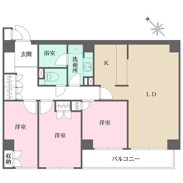 3LDK apartment in Setagaya Ward, Tokyo - Photo 1