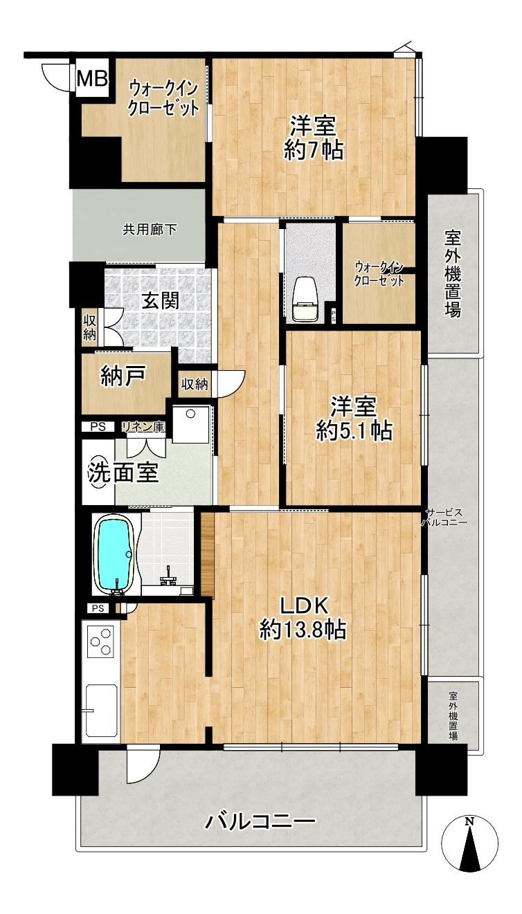2LDK apartment in Yamashina Ward, Kyoto - Photo 1