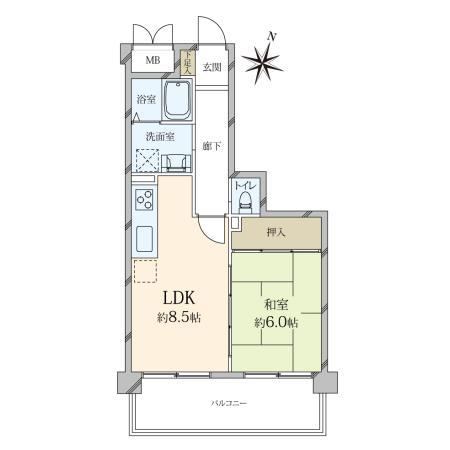 1LDK apartment in Higashinada Ward, Kobe, Hyogo - Photo 1