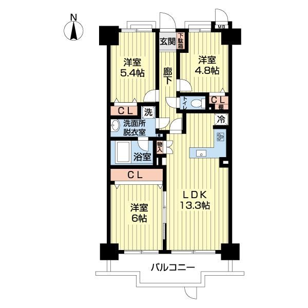3LDK apartment in Hino, Tokyo - Photo 1