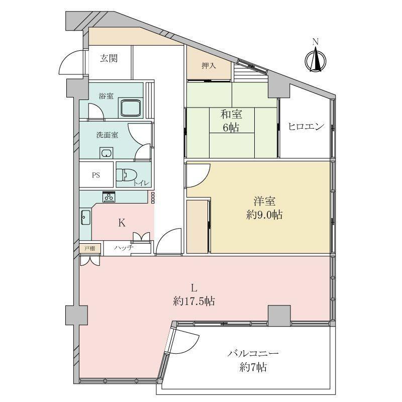 2LDK apartment in Nishi Ward, Yokohama, Kanagawa - Photo 1