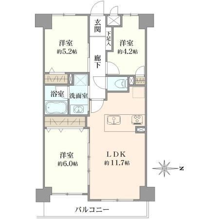 3LDK apartment in Koto Ward, Tokyo - Photo 1