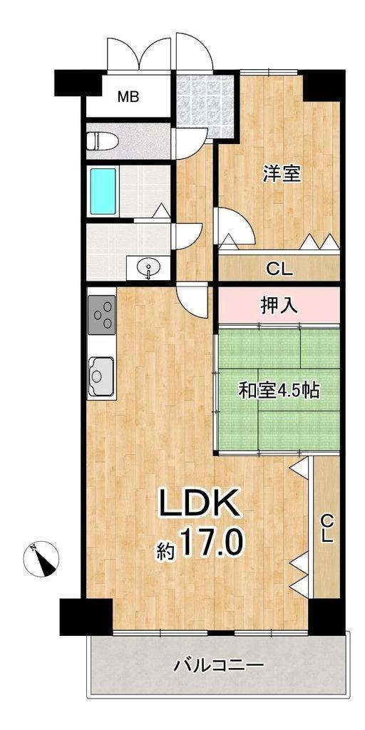 2LDK apartment in Showa Ward, Nagoya, Aichi - Photo 1