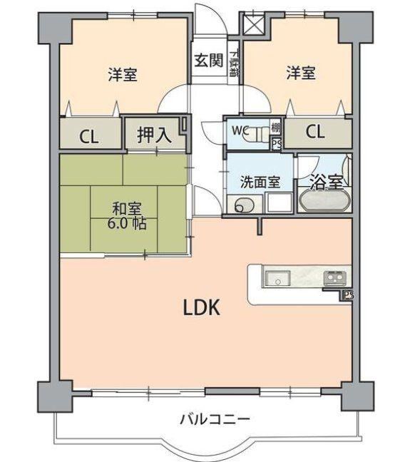 3LDK apartment in Okazaki, Aichi - Photo 1